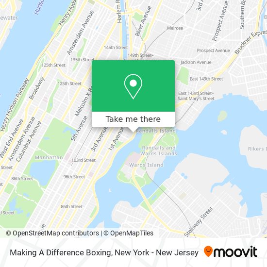 Mapa de Making A Difference Boxing