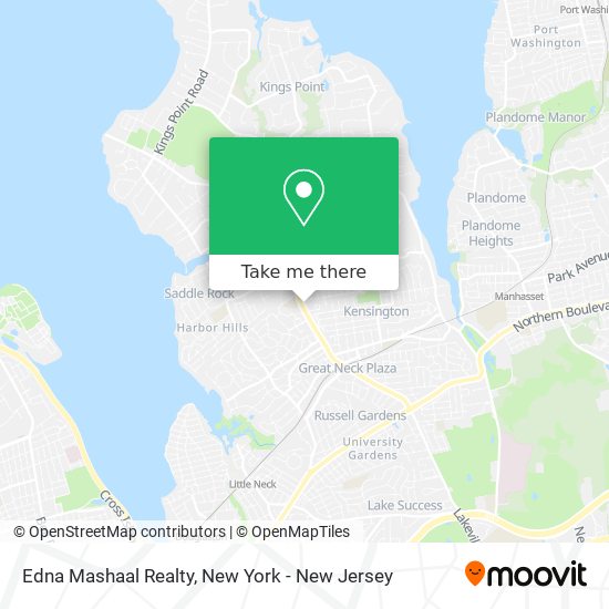 Edna Mashaal Realty map