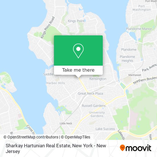 Sharkay Hartunian Real Estate map