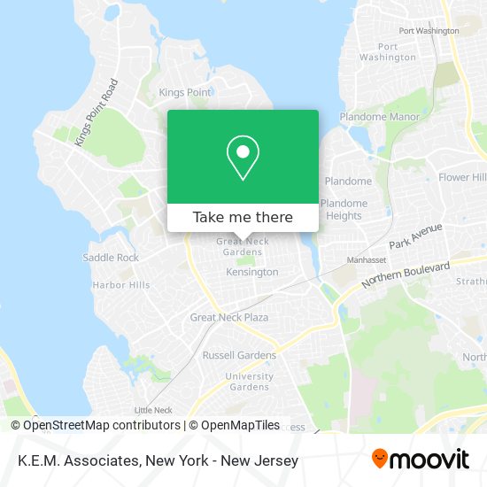 K.E.M. Associates map