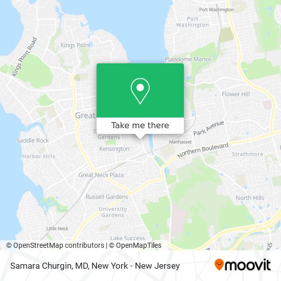 Samara Churgin, MD map