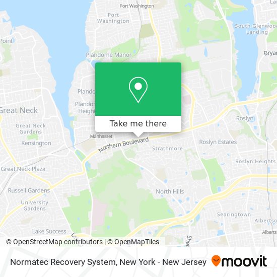 Normatec Recovery System map