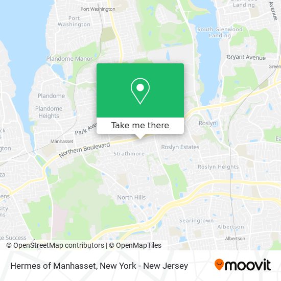 Mapa de Hermes of Manhasset