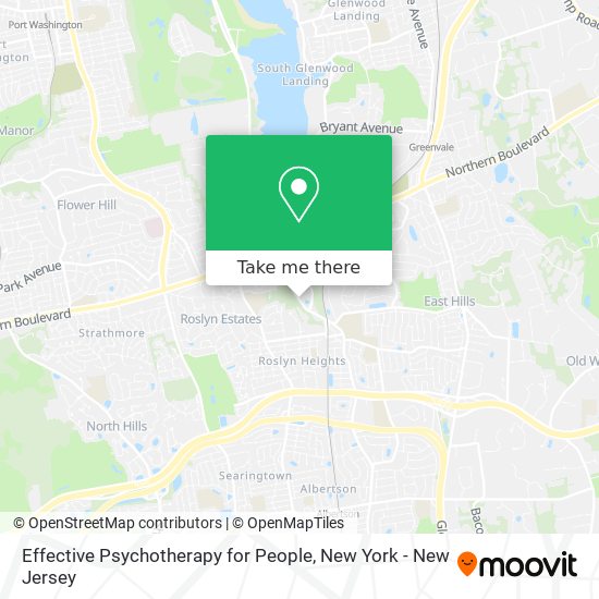 Effective Psychotherapy for People map