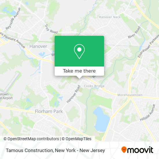 Tamous Construction map