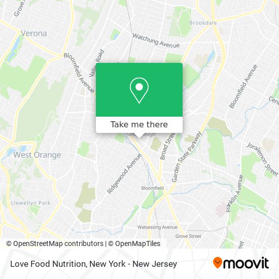 Love Food Nutrition map