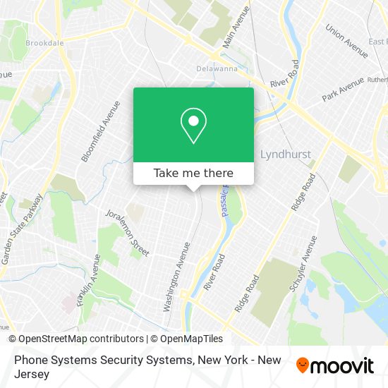 Mapa de Phone Systems Security Systems