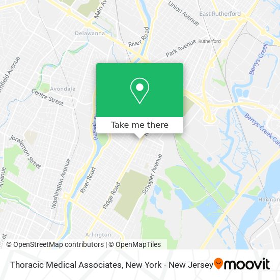 Thoracic Medical Associates map