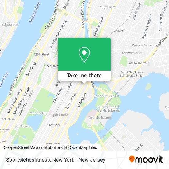 Sportsleticsfitness map