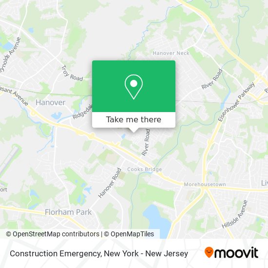 Construction Emergency map