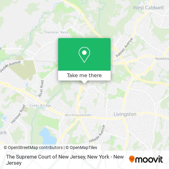 The Supreme Court of New Jersey map