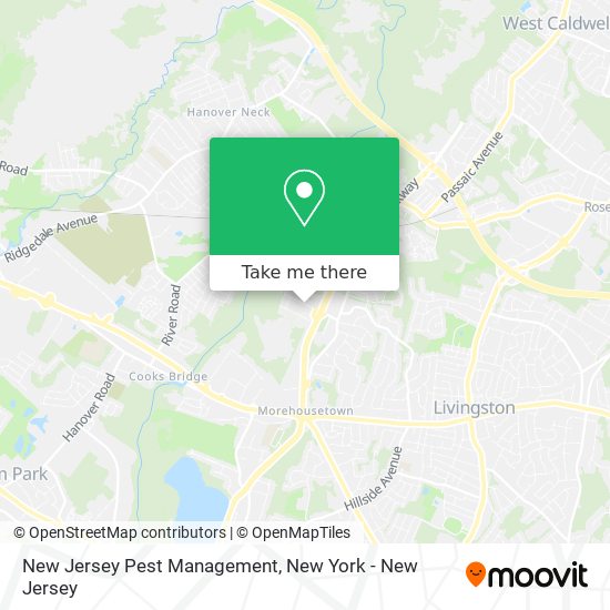 New Jersey Pest Management map