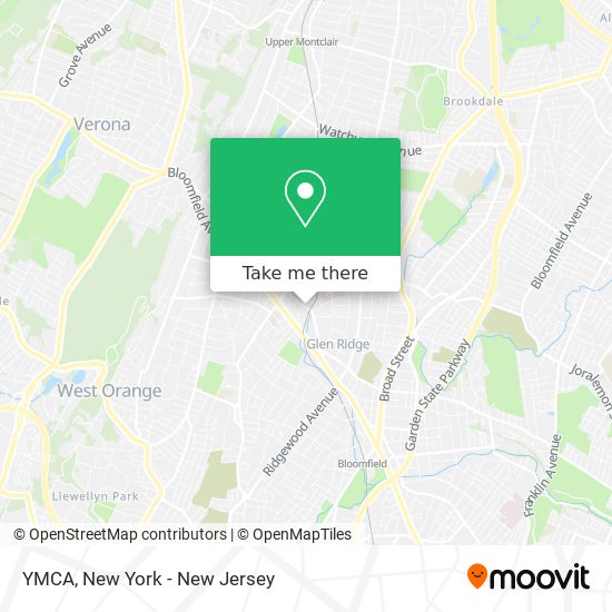 YMCA map