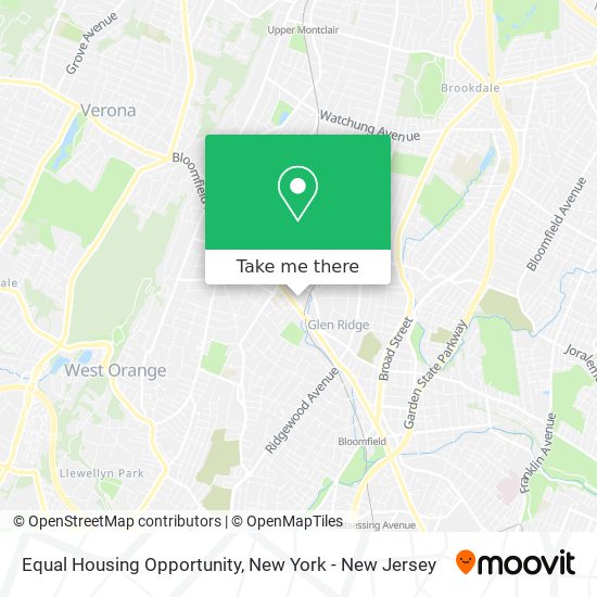 Equal Housing Opportunity map