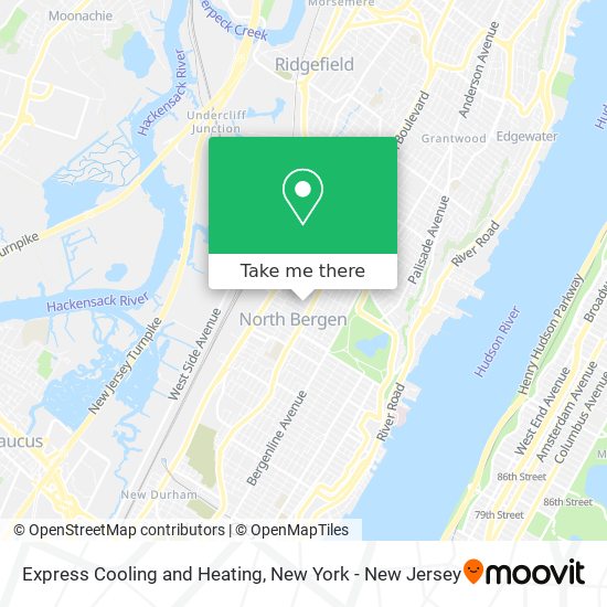 Mapa de Express Cooling and Heating