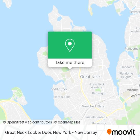 Great Neck Lock & Door map