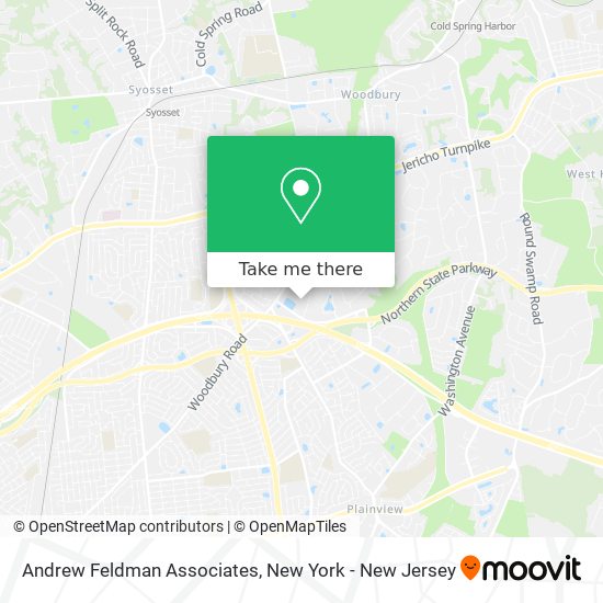 Andrew Feldman Associates map
