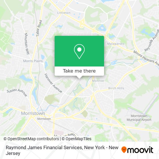 Raymond James Financial Services map