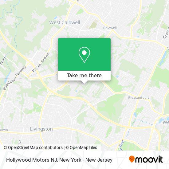 Mapa de Hollywood Motors NJ