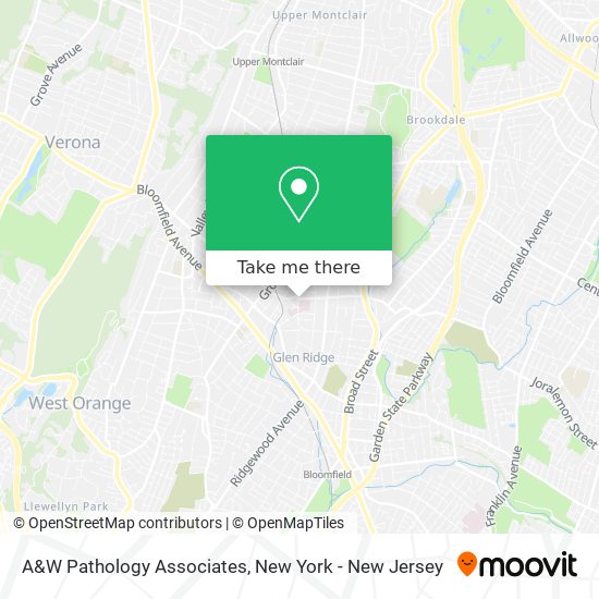 Mapa de A&W Pathology Associates
