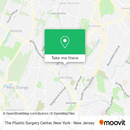 The Plastic Surgery Center map