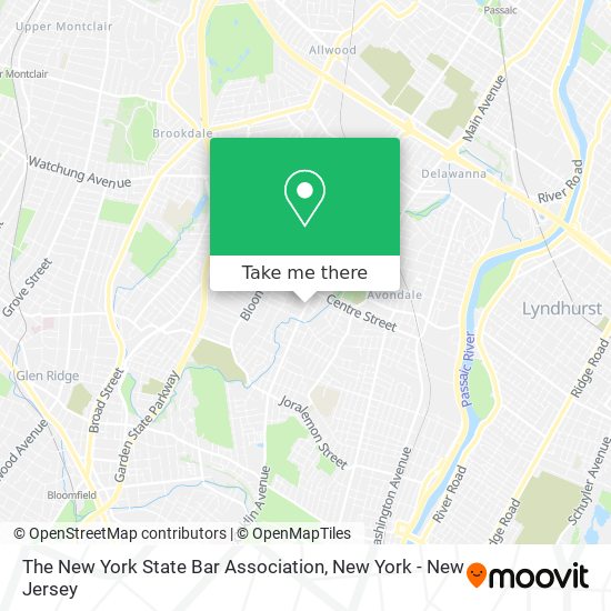 The New York State Bar Association map