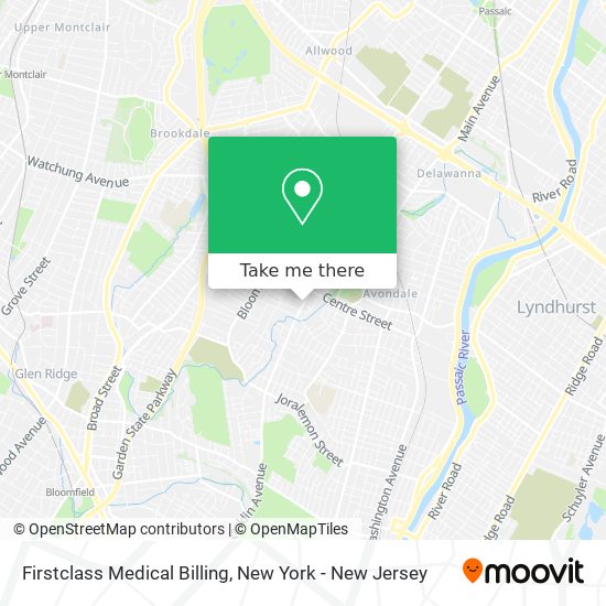 Mapa de Firstclass Medical Billing