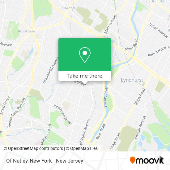 Mapa de Of Nutley