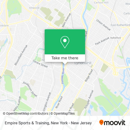 Empire Sports & Training map