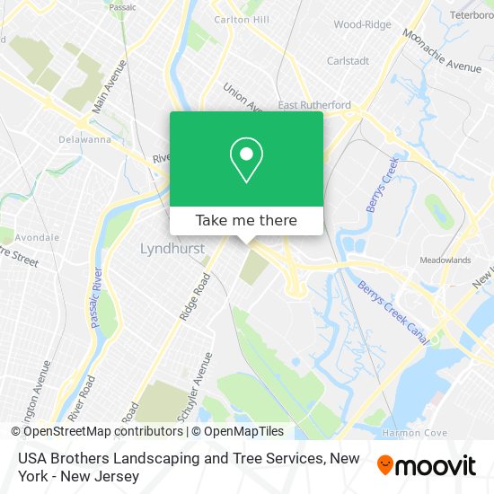 Mapa de USA Brothers Landscaping and Tree Services