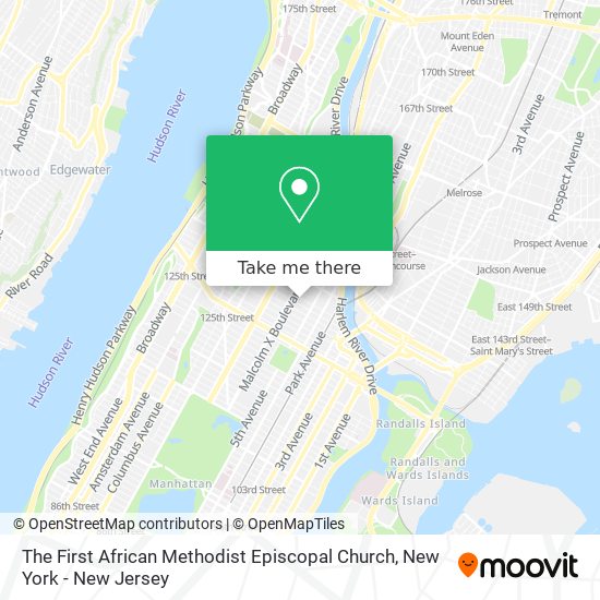 Mapa de The First African Methodist Episcopal Church