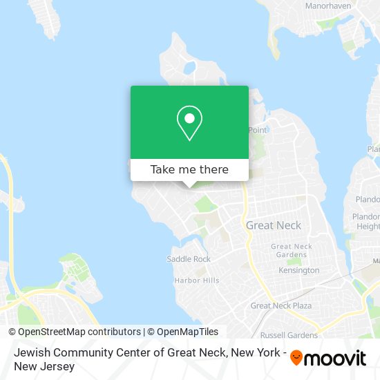 Jewish Community Center of Great Neck map
