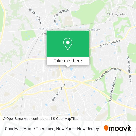 Chartwell Home Therapies map
