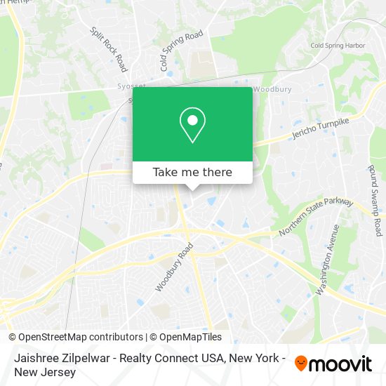 Jaishree Zilpelwar - Realty Connect USA map