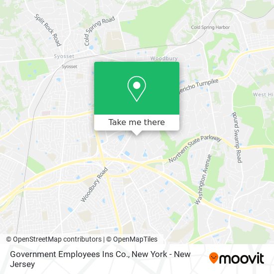 Government Employees Ins Co. map