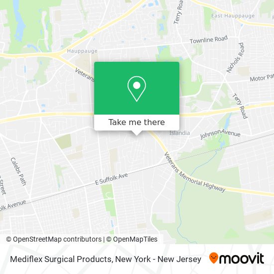 Mapa de Mediflex Surgical Products