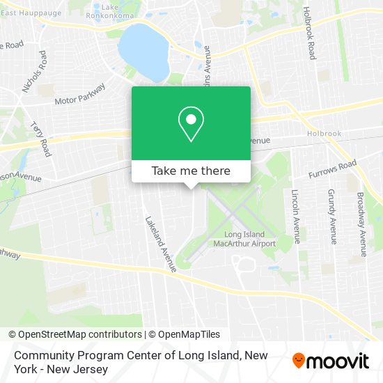 Community Program Center of Long Island map