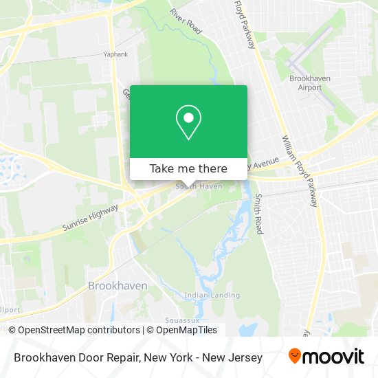 Mapa de Brookhaven Door Repair