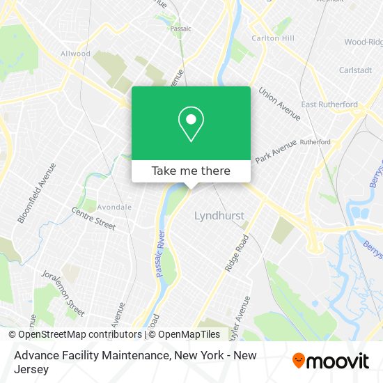 Mapa de Advance Facility Maintenance