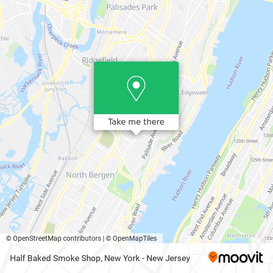 Mapa de Half Baked Smoke Shop