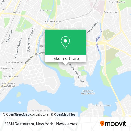 M&N Restaurant map