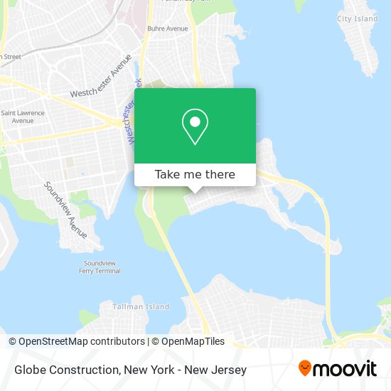 Globe Construction map