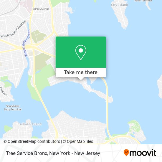 Mapa de Tree Service Bronx