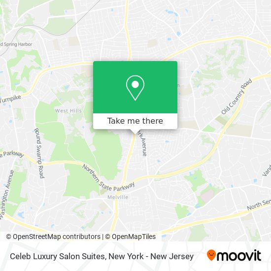 Mapa de Celeb Luxury Salon Suites