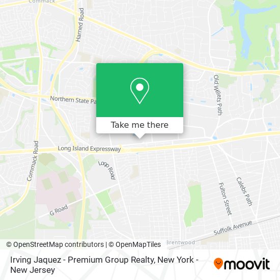 Mapa de Irving Jaquez - Premium Group Realty