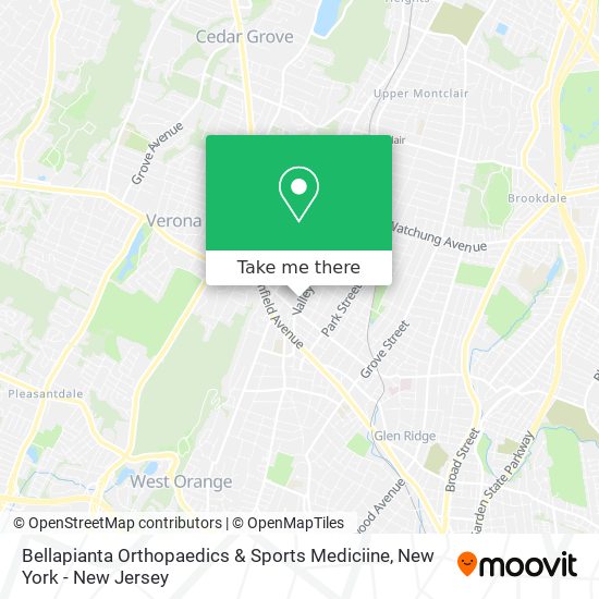 Mapa de Bellapianta Orthopaedics & Sports Mediciine