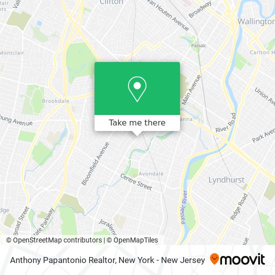 Anthony Papantonio Realtor map