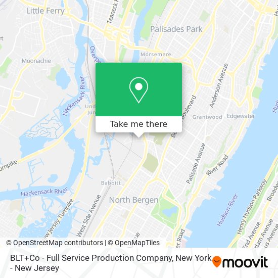 BLT+Co - Full Service Production Company map