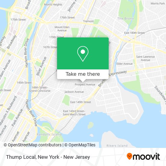 Mapa de Thump Local