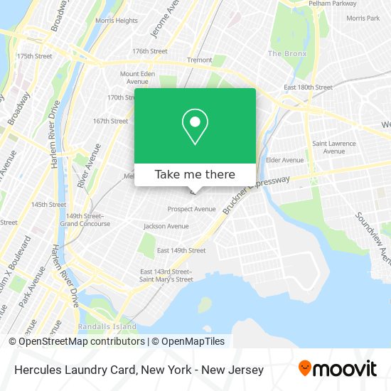 Hercules Laundry Card map